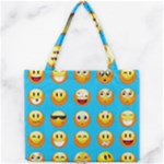 Emoji Blue Mini Tote Bag