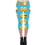 Emoji Blue Capri Leggings 