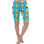 Emoji Blue Cropped Leggings 