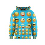 Emoji Blue Kids  Pullover Hoodie