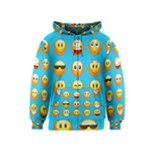 Emoji Blue Kids  Zipper Hoodie