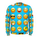 Emoji Blue Men s Sweatshirt