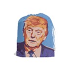 orange donald trump Drawstring Pouch (Large)