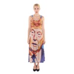 orange donald trump Sleeveless Maxi Dress