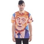 orange donald trump Men s Sport Mesh Tee