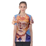 orange donald trump Women s Sport Mesh Tee