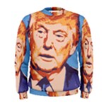 orange donald trump Men s Sweatshirt