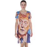 orange donald trump Short Sleeve Nightdress