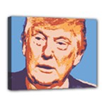 orange donald trump Canvas 14  x 11  (Stretched)