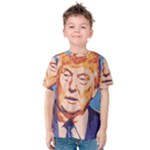 orange donald trump Kid s Cotton Tee