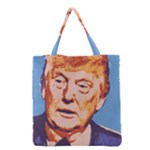 orange donald trump Grocery Tote Bag