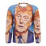 orange donald trump Men s Long Sleeve Tee