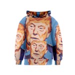 orange donald trump Kids  Pullover Hoodie