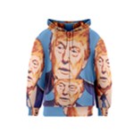 orange donald trump Kids  Zipper Hoodie