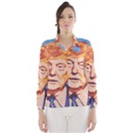 orange donald trump Wind Breaker (Women)