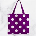 Zipper Grocery Tote Bag 