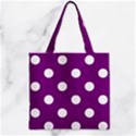 Zipper Grocery Tote Bag 