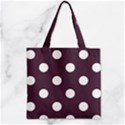 Zipper Grocery Tote Bag 