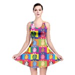 pop art donald trump  Reversible Skater Dress