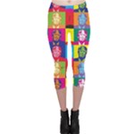 pop art donald trump  Capri Leggings 