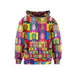 pop art donald trump  Kids  Zipper Hoodie