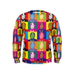 pop art donald trump  Kids  Sweatshirt