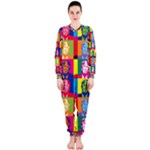 pop art donald trump  OnePiece Jumpsuit (Ladies)