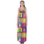 pop art donald trump  Empire Waist Maxi Dress