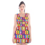 pop art donald trump  Scoop Neck Skater Dress