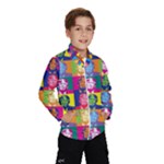 pop art donald trump  Wind Breaker (Kids)