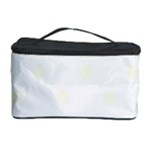 Polka Dots - Ivory on White Cosmetic Storage Case