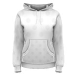 Polka Dots - White Smoke on White Women s Pullover Hoodie