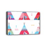 pink tipi  Mini Canvas 6  x 4  (Stretched)