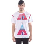 pink tipi  Men s Sport Mesh Tee