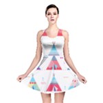 pink tipi  Reversible Skater Dress