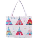 pink tipi  Mini Tote Bag