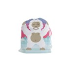 pink yeti  Drawstring Pouch (Small)