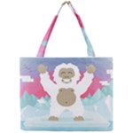 pink yeti  Mini Tote Bag