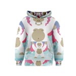 pink yeti  Kids  Pullover Hoodie