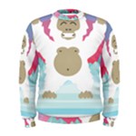 pink yeti  Men s Sweatshirt