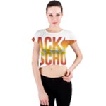 Back To School Crew Neck Crop Top