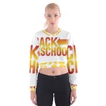 Back To School Women s Cropped Sweatshirt