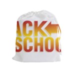 Back To School Drawstring Pouch (XL)