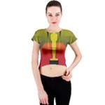 Oscars Crew Neck Crop Top