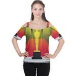 Oscars Women s Cutout Shoulder Tee