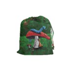 Magic Mushroom Drawstring Pouch (Medium)