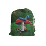 Magic Mushroom Drawstring Pouch (Large)