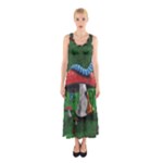 Magic Mushroom Sleeveless Maxi Dress