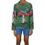 Magic Mushroom Kid s Long Sleeve Swimwear