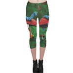 Magic Mushroom Capri Leggings 